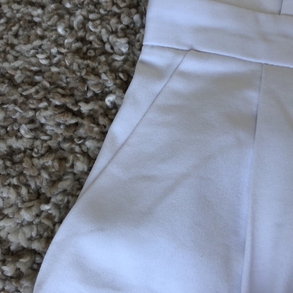 Zara White Shorts with Attached Side Belt Sz S - Picture 5 of 12